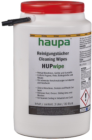 Haupa 170118 Cleaning Wipes "HUPwipe" 80 pcs. 280x215mm
