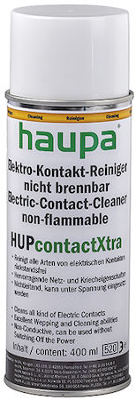 Haupa 170120 Electro and Contact Cleaner "HUPcontactXtra" aeros