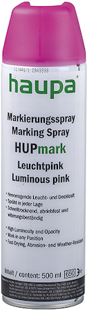 Haupa 170142 marking spray "HUPmark" bright pink Aerosol 500 ml