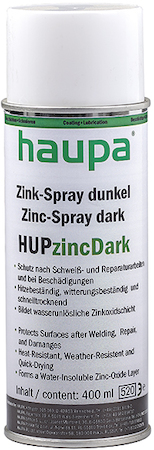 Haupa 170150 Zinc Spray dark "HUPzincDark" aerosol 400ml