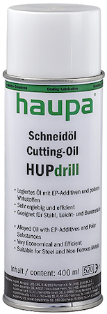 Haupa 170172 Cutting Oil "HUPdrill" aerosol 400ml