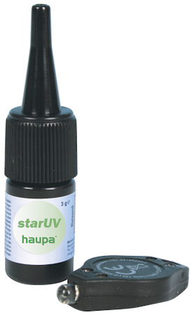 Haupa 170228 UV Adhesive with Beamer "HUPstarUV" blister 2g