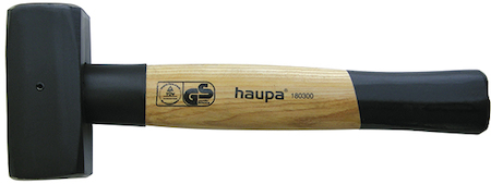 Haupa 180300 Sledgehammer to DIN 6475 wood handle 1000 g