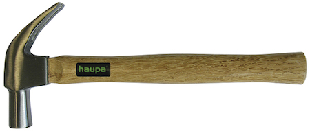 Haupa 180321 Claw hammer, wooden handle     16 OZ