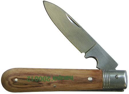 Haupa 200012 Cable stripping knives wooden scales  60 mm