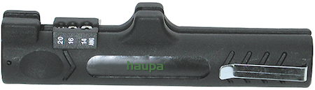 Haupa 200037 Flatcable stripper  0.8-2.5 mm²