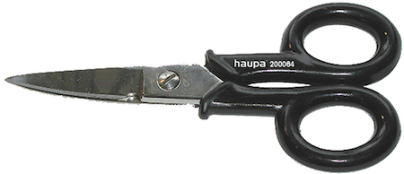 Haupa 200064 Electricians´ scissors curved cutting edge 130 mm