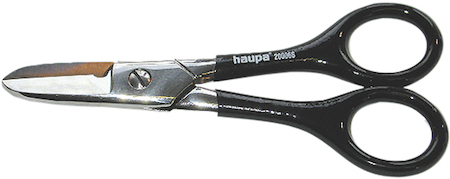 Haupa 200066 Electricians´ scissors smooth cutting edge 130 mm