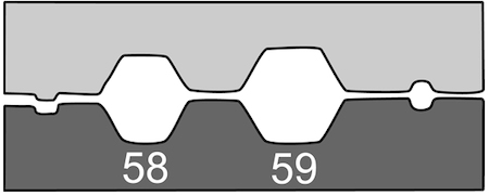 Haupa 210767/E Dies for coax RG 58-59-62-6