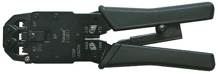 Haupa 210871 Crimping pliers unshielded modular plug 4-6-8 pin