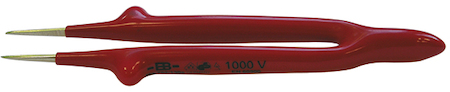 Haupa 211060 Tweezers insulated pointed  130 mm