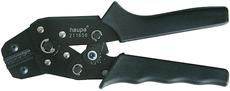 Haupa 211656 Crimping pliers turned contacts 0.14-4.0 mm²