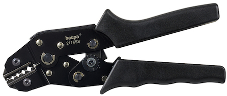 Haupa 211658 Crimping pliers turned contacts 1.5 -6.0 mm²