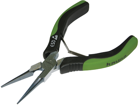 Haupa 211858 ESD needle nose pliers  140 mm
