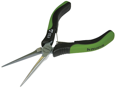 Haupa 211862 ESD needle nose pliers  150 mm
