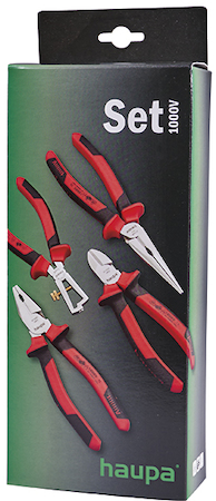 Haupa 220115 VDE pliers set  4-piece