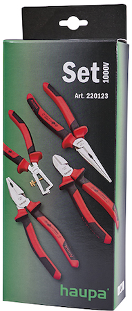 Haupa 220123 VDE pliers set  4-piece