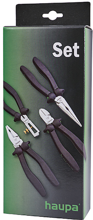 Haupa 220128 2-component pliers set 4-piece
