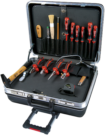 Haupa 220137 Tool case 'OmegaMax Trolley Start VDE'