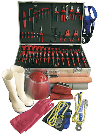 Haupa 220400 VDE tool box 'Lebensretter'