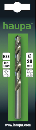 Haupa 230204/CO HSS twist drill ground cobalt Ø 10.2 mm 1 pcs