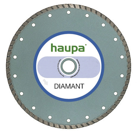 Haupa 230723 Diamond cutting blade  125x22.2 mm turbo