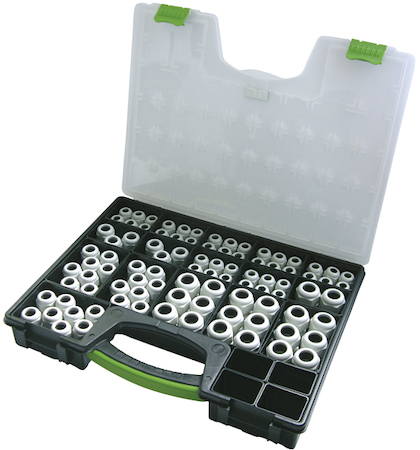 Haupa 250500 Cable glands set metric in plastic case