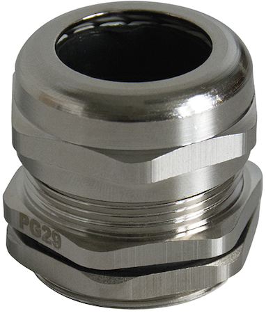 Haupa 250610 Cable glands brass nickel plated  M 40