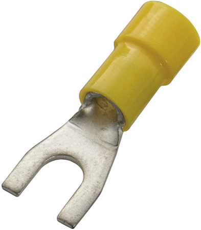 Haupa 260324/10 Forked cable lug insulated  4.0-6.0 M 6