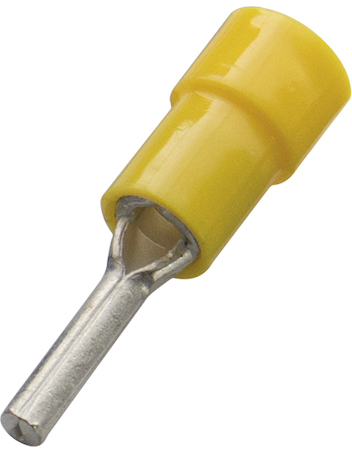 Haupa 260374 Round pin cable lug insulated 4.0-6.0