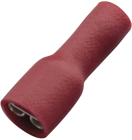 Haupa 260414 Socket sleeves(female) insulated 0.5-1.0/6.3x0.8