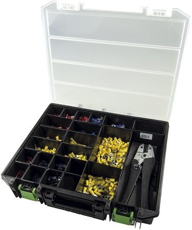 Haupa 260762 Cable lug assortment in box