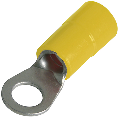 Haupa 260924 Crimped terminals ring insulated  25 M 6