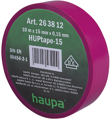 Haupa 263854 Insulating tape purple       19 mm x 20 m