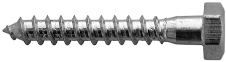 Haupa 790235 Hexagon wood screw 10  x 60 mm