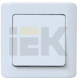 IEK EVG10-K33-10-AC ВС10-1-0-ГКм Выключатель 1кл (в сборе) ЛЕГАТА (кремовый)
