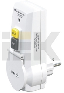 IEK WDV20-16-10-K01 Адаптер с защитным отключением УЗО-ДПА16В 10мА