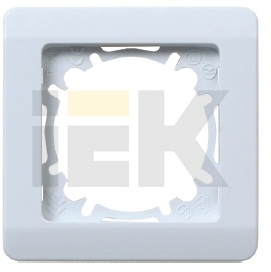 IEK EMG10-K01-B РГ-1-ГБ Рамка одноместная ЛЕГАТА (белый)
