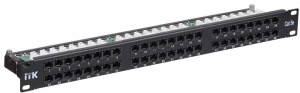 IEK PP48-1UC5EU-K05 ITK 1U патч-панель кат.5Е UTP, 48 портов (Krone)