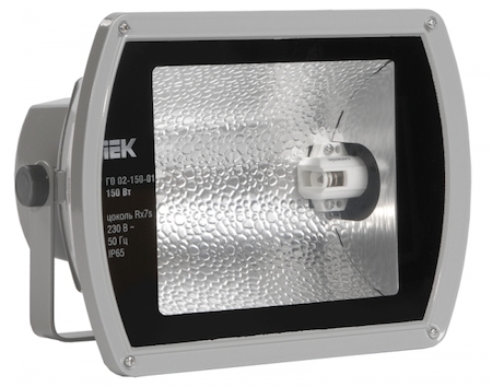 IEK LPHO02-70-01-K03 Прожектор ГО02-70-01 70Вт Rx7s серый симметричный  IP65 ИЭК