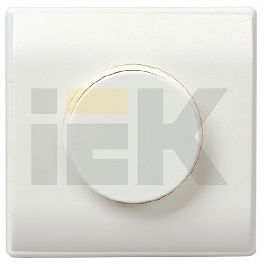 IEK EDR10-K01-AC ВСР10-1-0-РБ Светорегулятор поворот ( в сборе) РУМБА (белый)