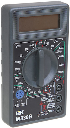 TMD-2B-830 Мультиметр цифровой  Universal M830B IEK