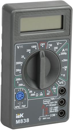 TMD-2S-838 Мультиметр цифровой  Universal M838 IEK