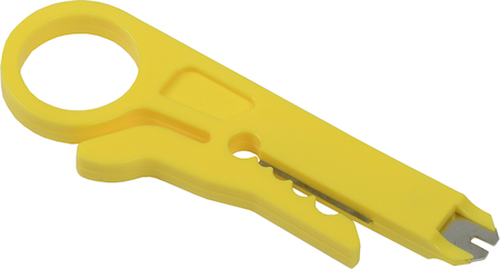 IEK TS1-G60 ITK Инструмент зачистки обрезки заделки 110 вит. пары жёлт.
