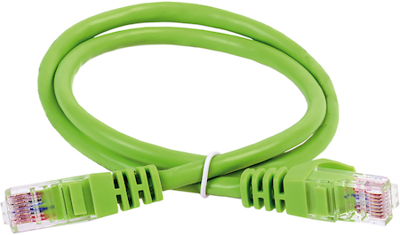 IEK PC02-C5EUL-05M ITK Коммутационный шнур кат. 5Е UTP LSZH 0,5м зеленый