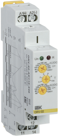 ORV-02-AD110-240 Реле повыш.напряжения ORV. 1ф 110-240 В AC/DC IEK