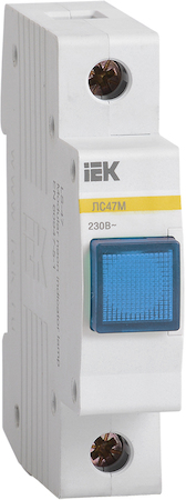 IEK MLS20-230-K07 Сигнальная лампа ЛС-47М (синяя) (матрица) ИЭК