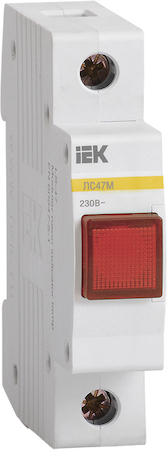 IEK MLS20-230-K04 Сигнальная лампа ЛС-47М (красная) (матрица) ИЭК