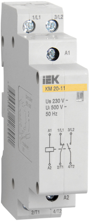 IEK MKK10-20-11 Контактор модульный КМ20-11 AC ИЭК