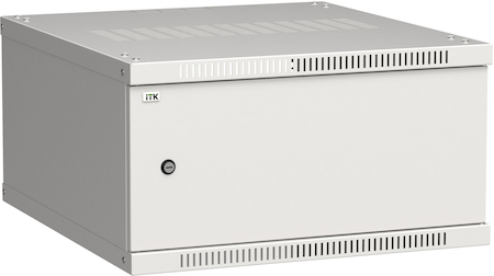 IEK LWE3-06U67-MF ITK Шкаф LINEA WE 6U 600x650мм дверь металл серый